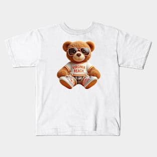 Virginia Beach Teddy Bear Kids T-Shirt